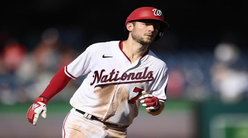 Washington Nationals shortstop Trea Turner in the dugout before a