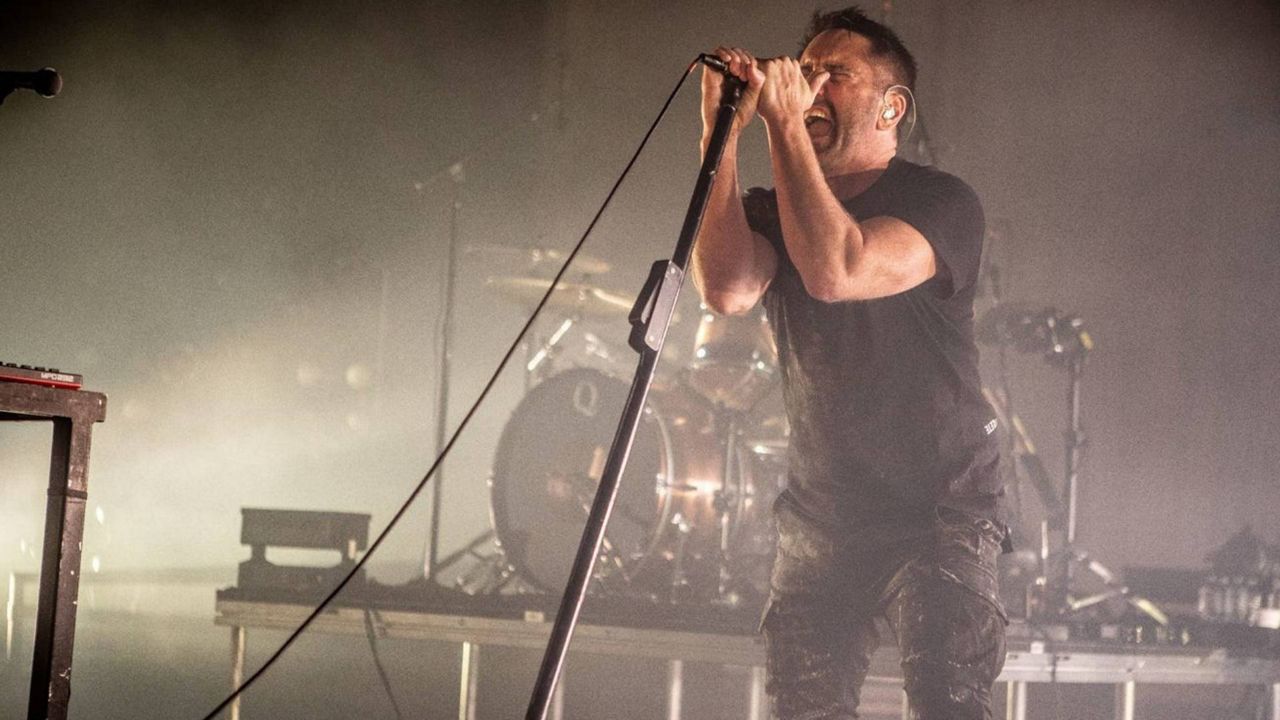 Trent Reznor singing