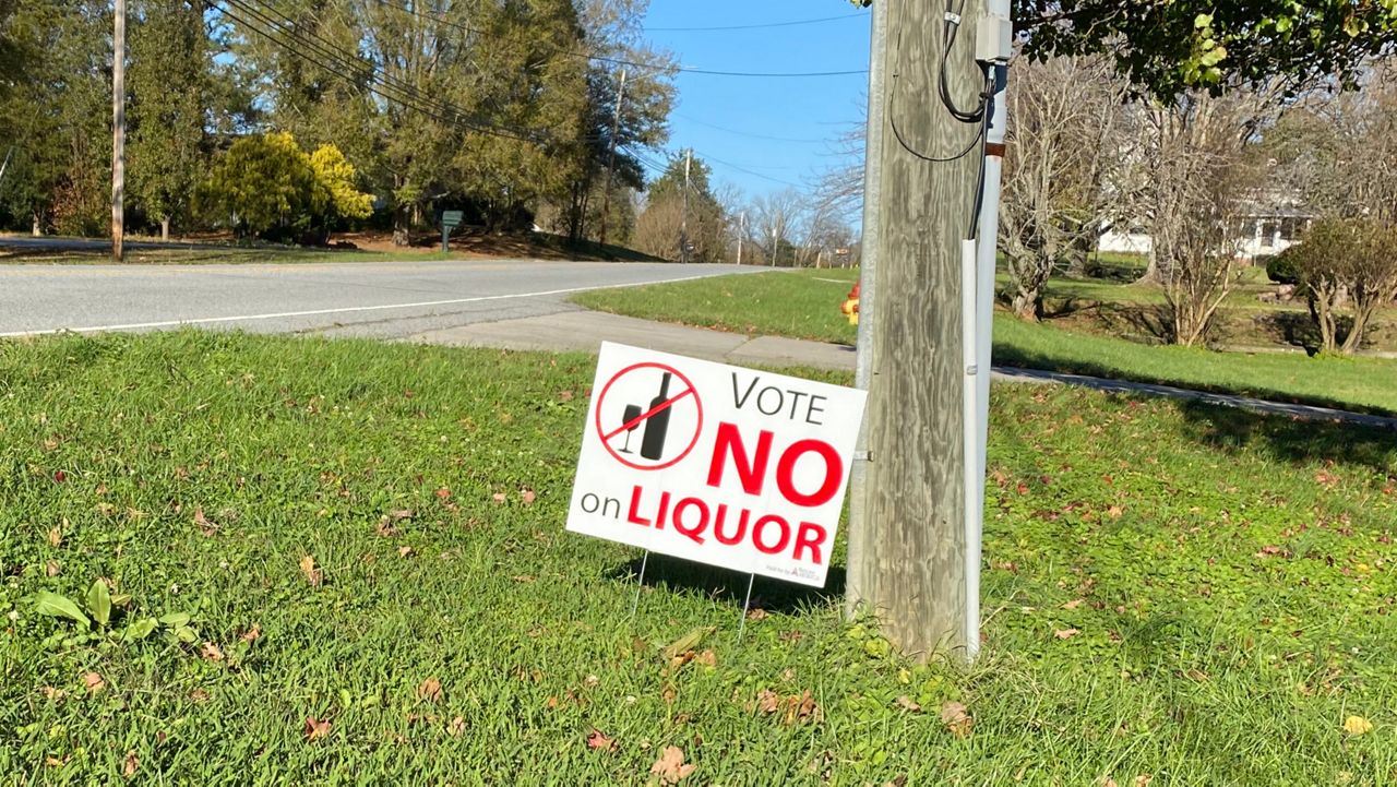 Residents of Trinity, North Carolina, voted to approve alcohol sales in the dry town. 