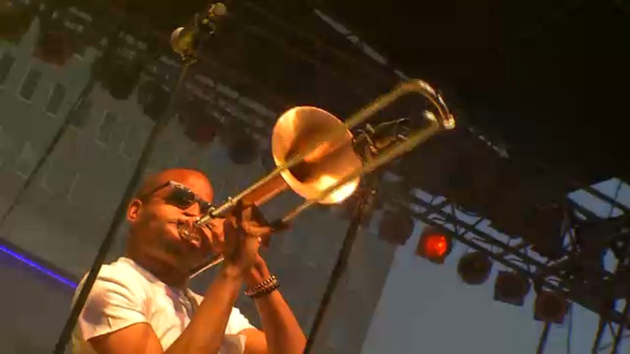 trombone player