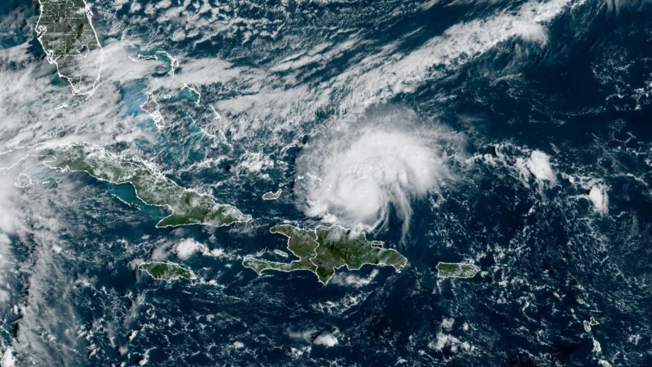 Hurricane Oscar forms in the western Atlantic