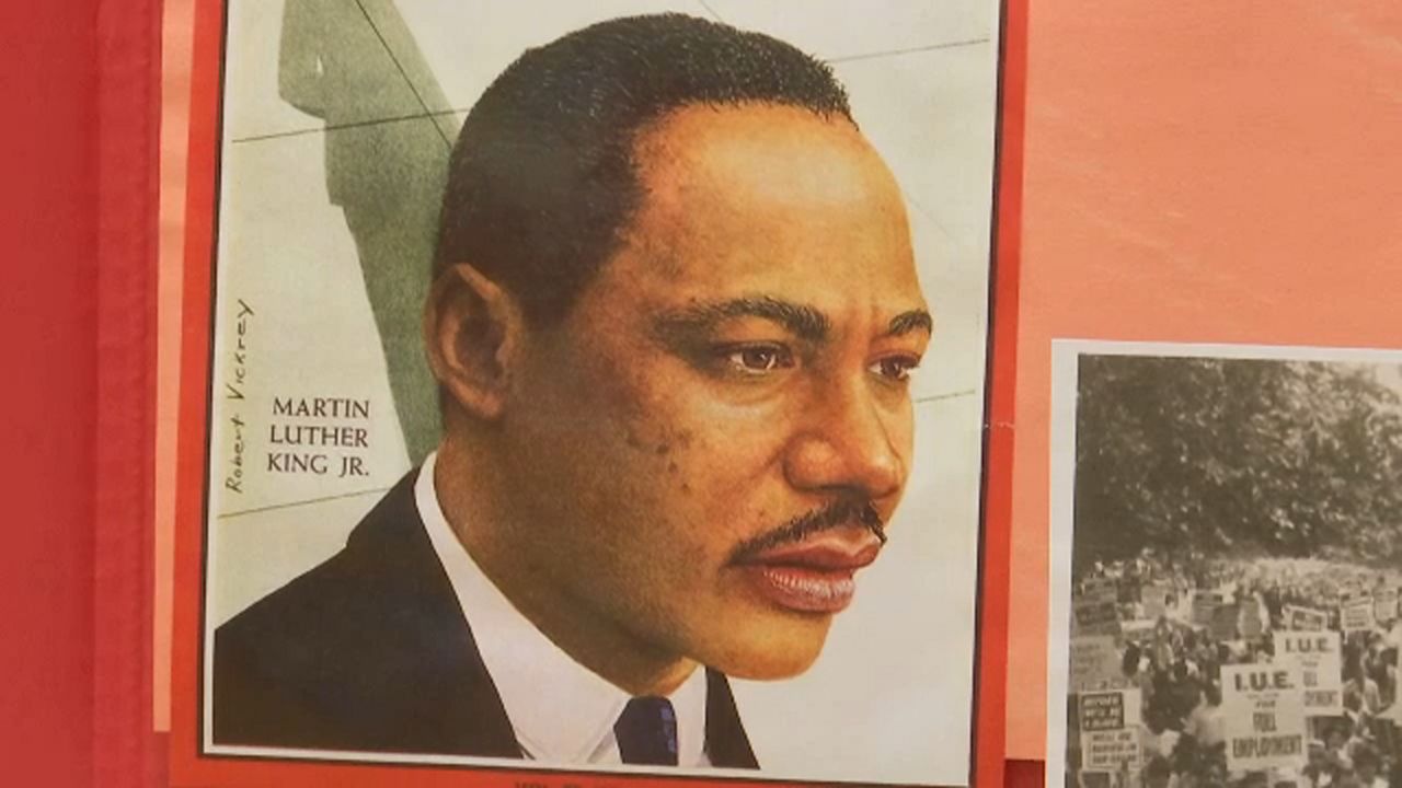 An image of Dr. Martin Luther King, Jr. 
