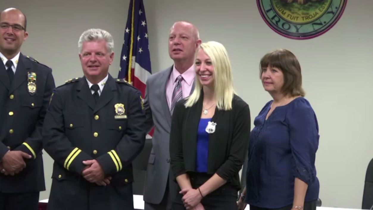 New Troy police officer continues family tradition