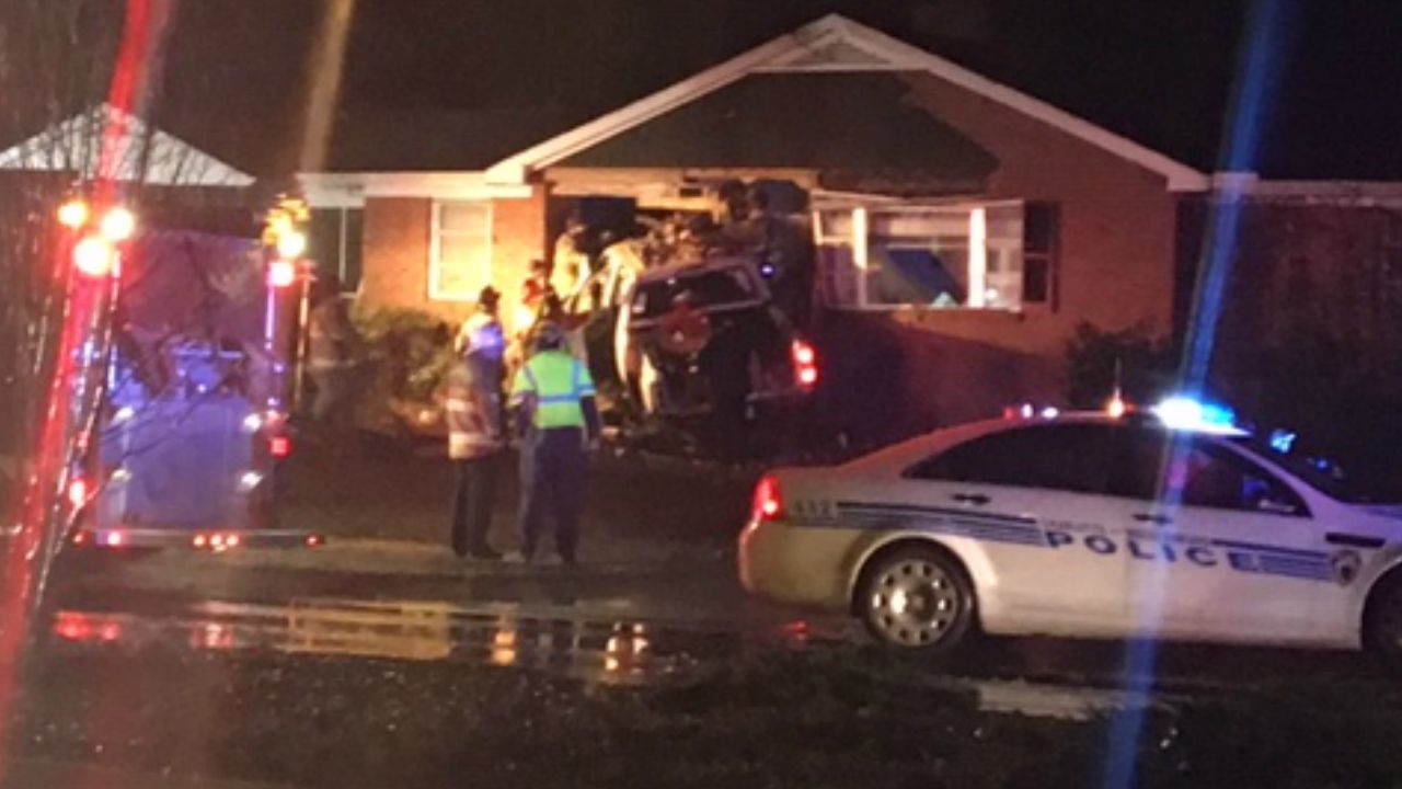 Truck crashes into CLT home