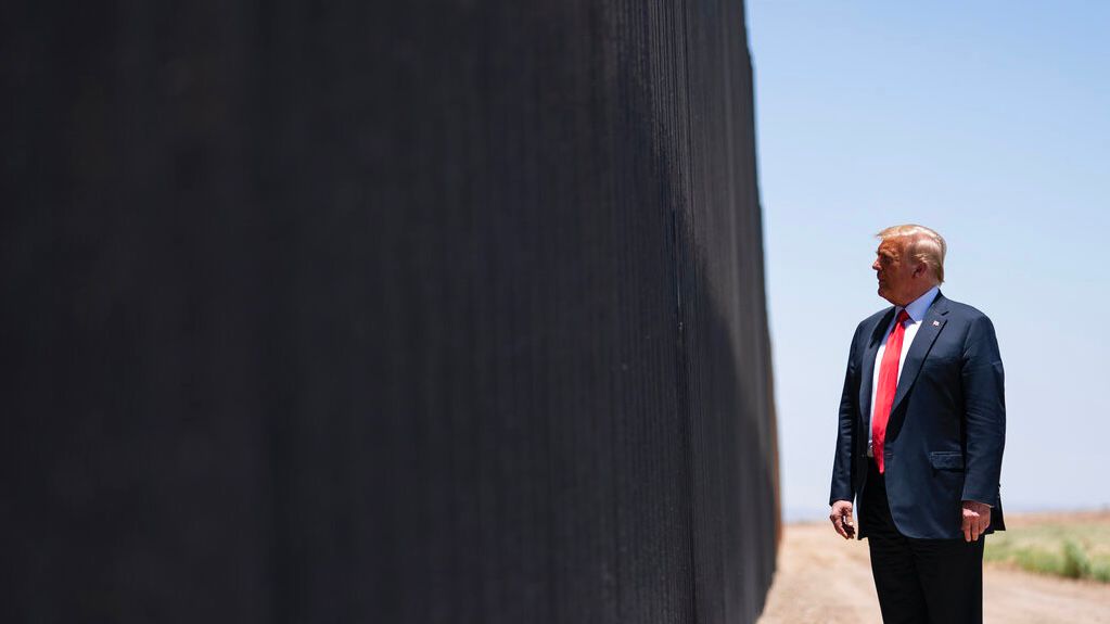 Trump says he will file restraining order against Biden Administration to stop it from selling unused section of the border wall