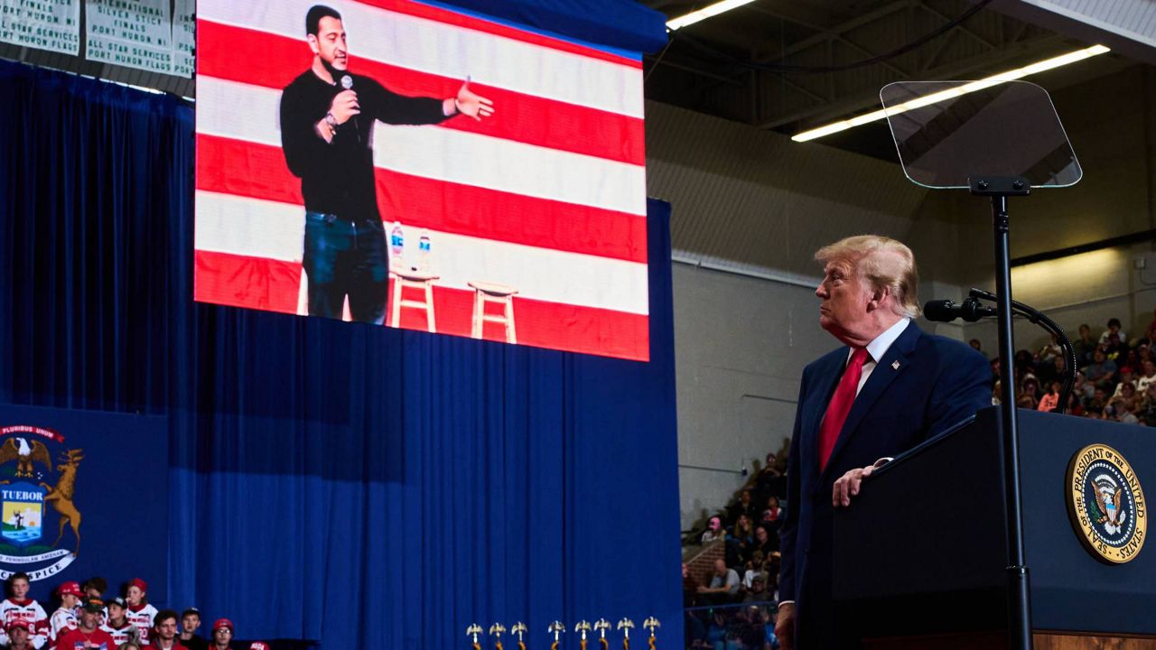 Trump escalates false claims about Senate candidate El-Sayed