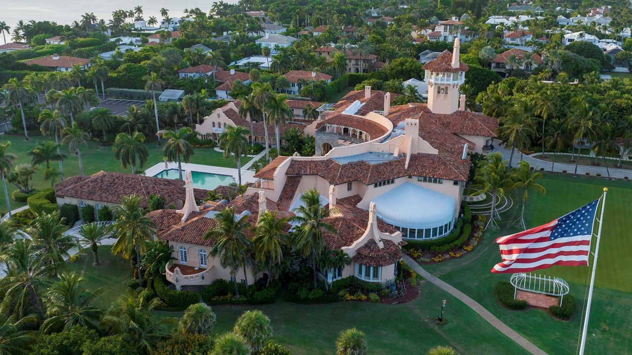 This is an aerial view of former President Donald Trump's Mar-a-Lago club in Palm Beach, Fla. (AP Photo)