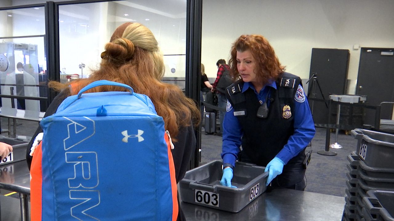 TSA checkpoint in Milwaukee