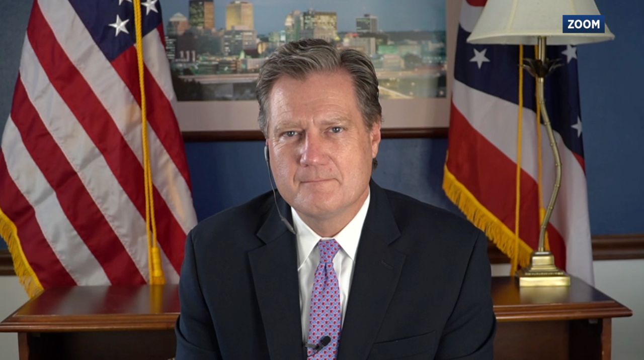 Rep. Mike Turner in a recent virtual interview.