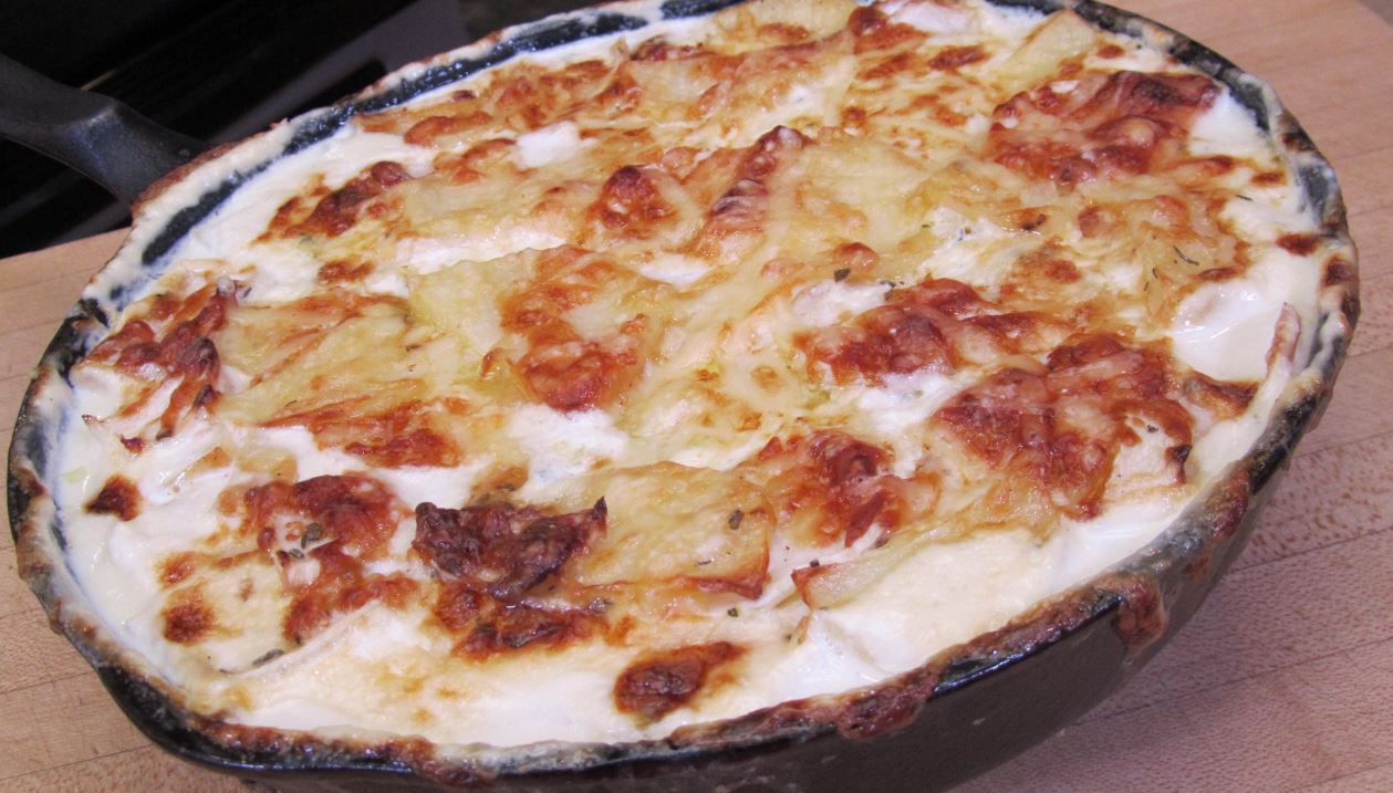 Turnip and Potato Gratin