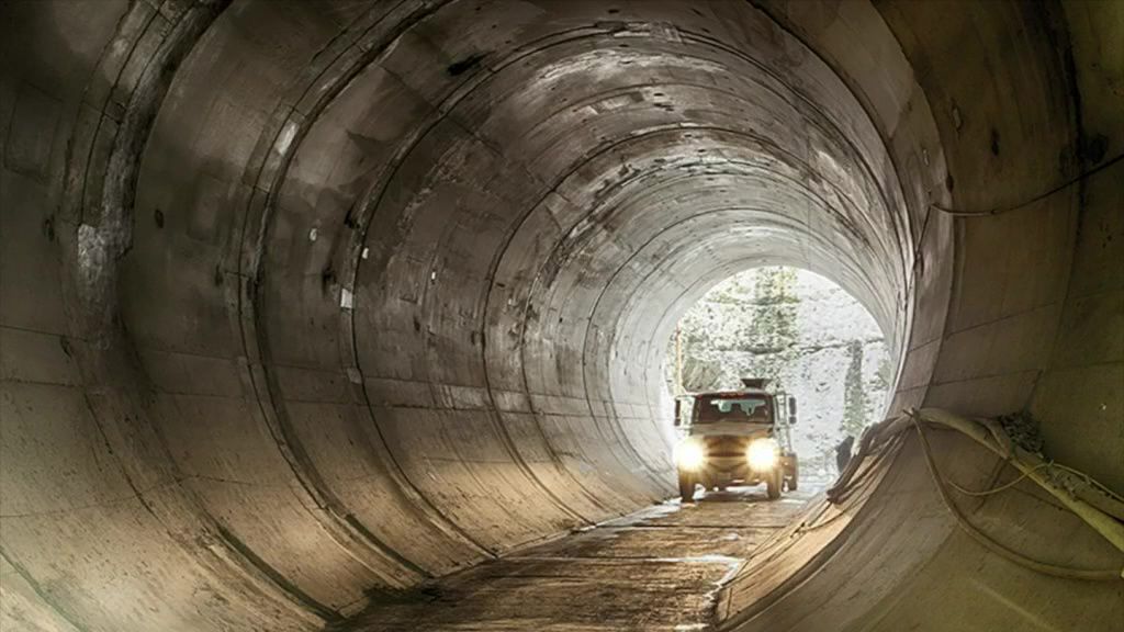 Waller Creek Tunnel spillway near Lady Bird Lake.
