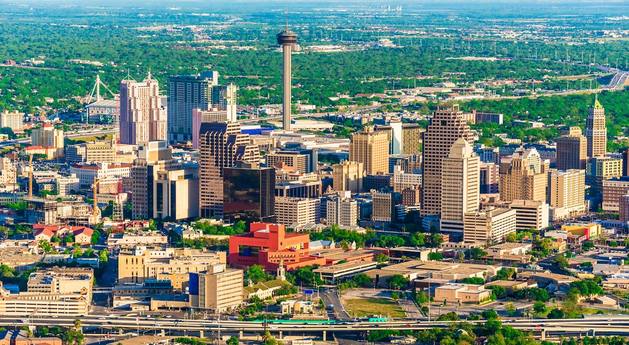 The San Antonio skyline appears in this file image. (Getty Images)