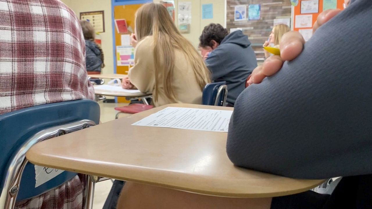 UCPS students in a classroom during the 2021-2022 school year