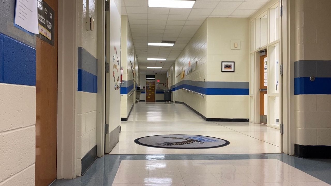 elementary school hallway