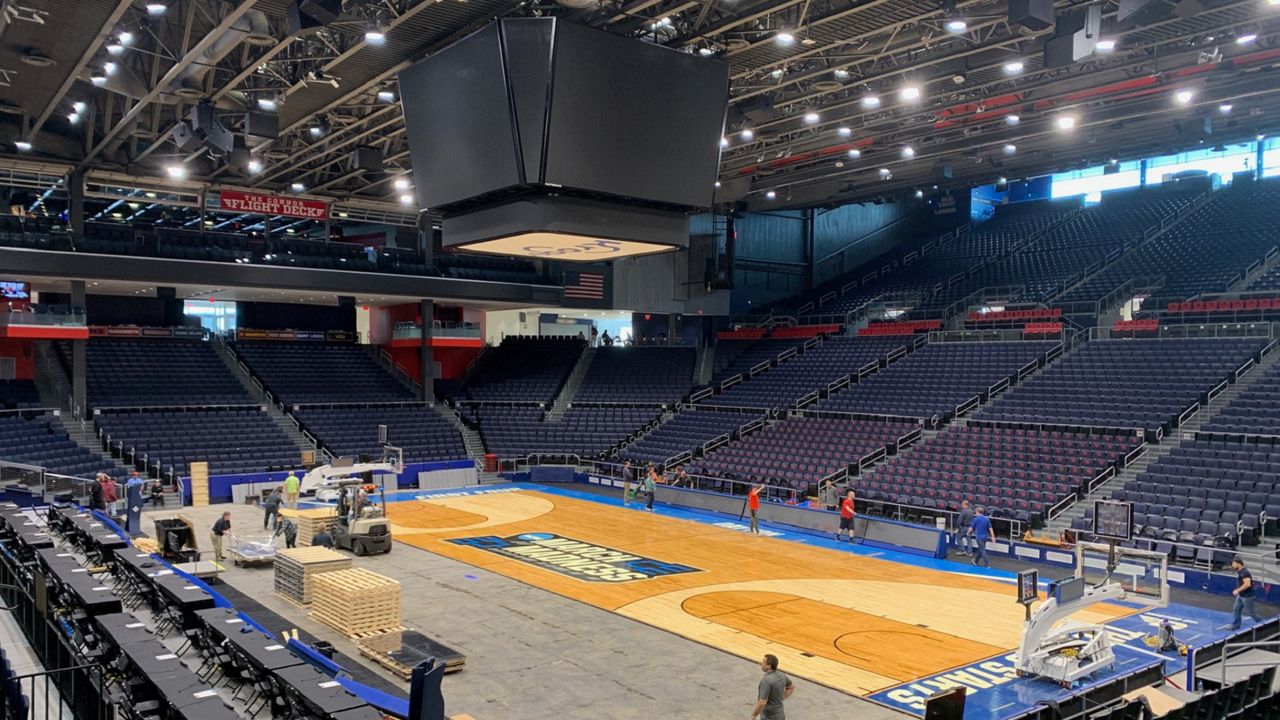 High school, college hoops transform UD Arena each March