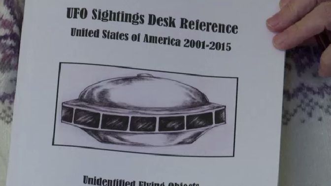 A document from the "UFO Sightings Desk" 