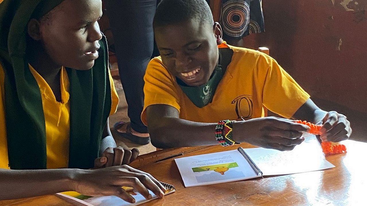  Clovernook Center for the Blind and Visually Impaired in Cincinnati to traveled to East Africa to provide braille books for students in East Africa. This is a classroom in Uganda. (Photo courtesy of  Clovernook Center for the Blind and Visually Impaired)