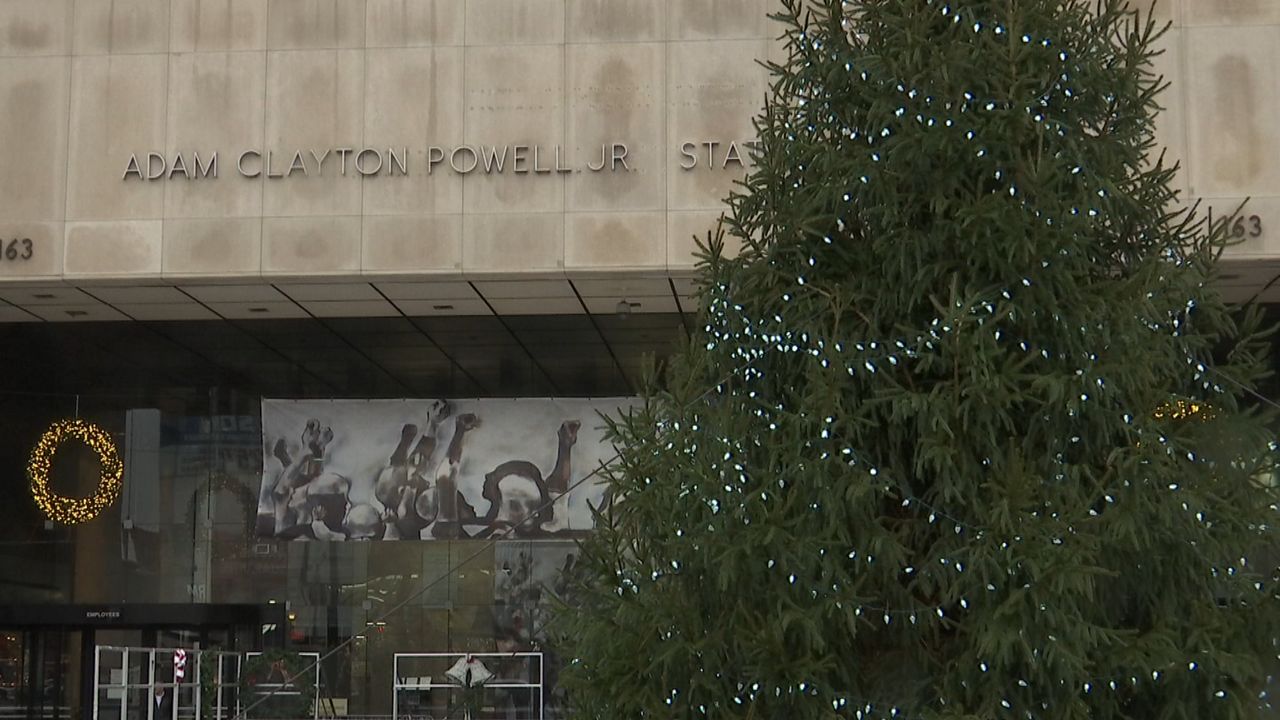 Harlem Residents Complain Christmas Tree State Building