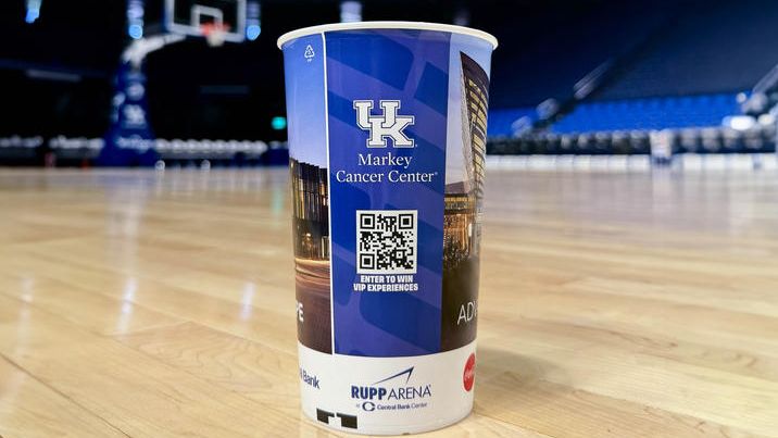 Rupp Arena souvenir cup sales to benefit Markey Cancer Center
