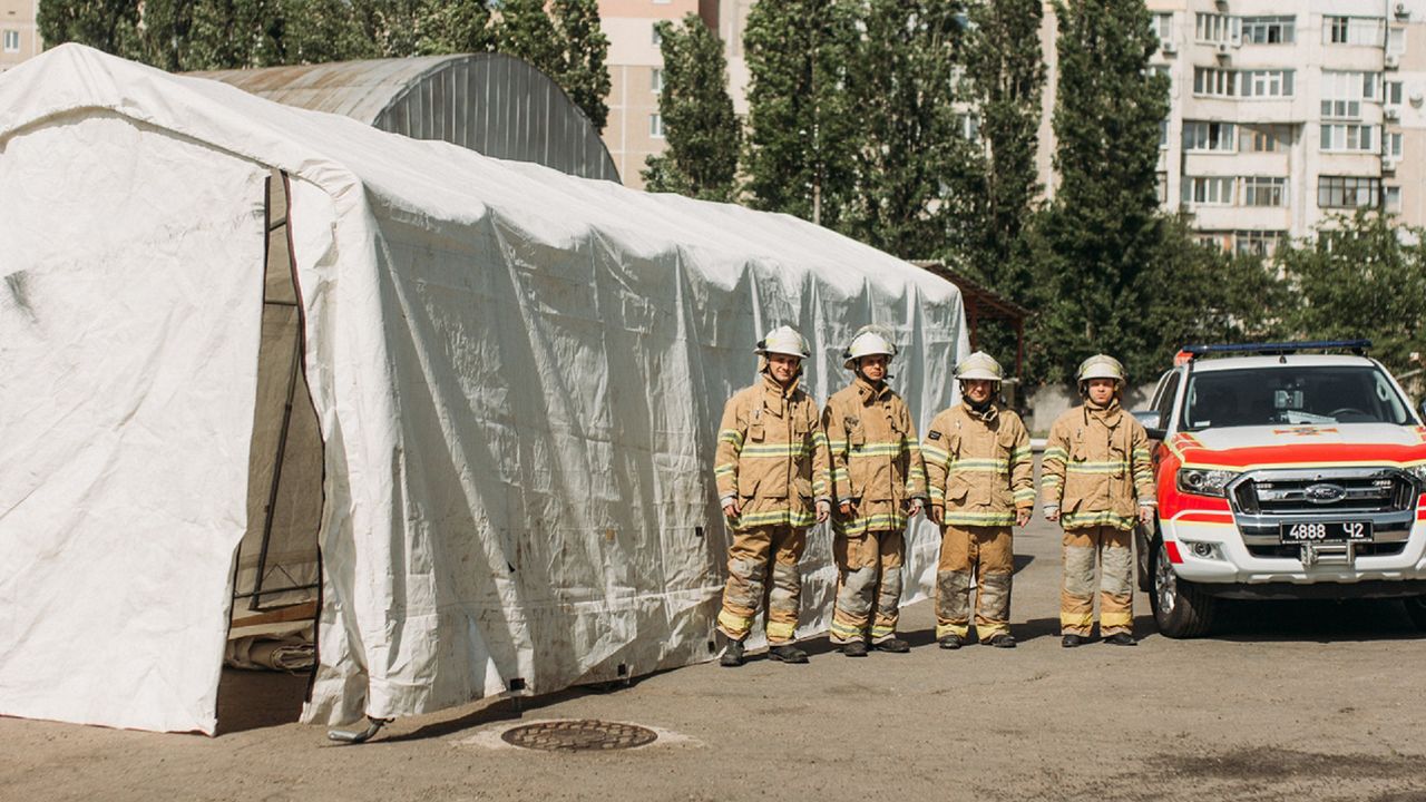 Firefighters in Ukraine are working to protect cities amid an ongoing war with Russia. (Photo courtesy of TCI)