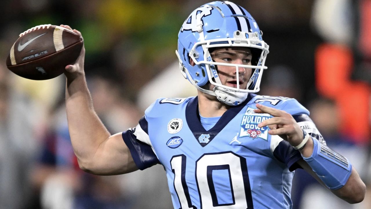 UNC quarterback Drake Maye (AP)