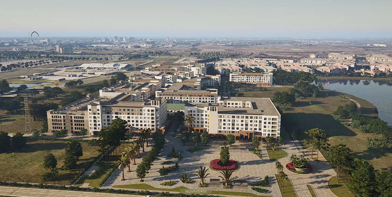 Rendering of Universal's affordable housing project. (Courtesy of Wendover Housing Partners)