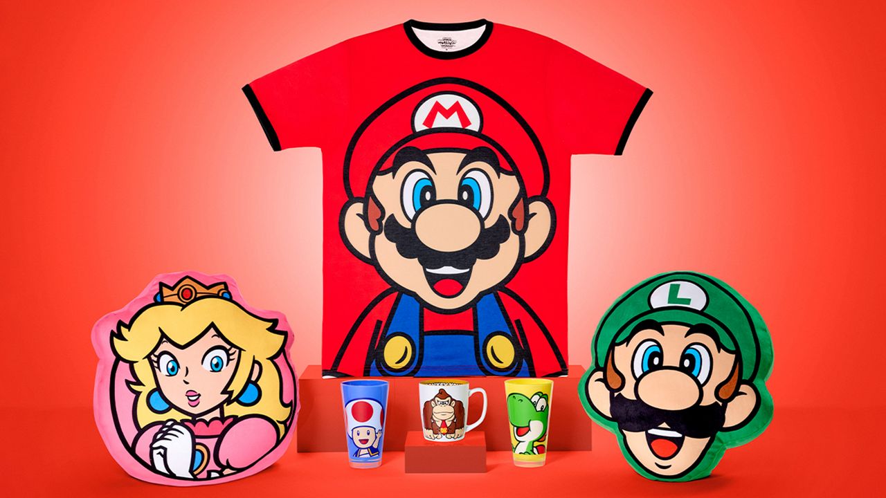 Super Nintendo World merchandise at Universal Orlando's Epic Universe, opening on May 22, 2025. (Courtesy of Universal Orlando)
