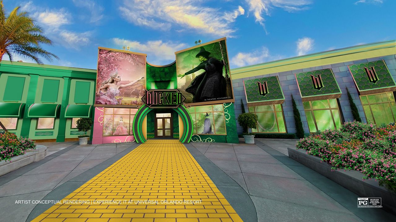 Artist rendering of Universal Orlando's 'Wicked'-inspired experiences (Courtesy of Universal Orlando)