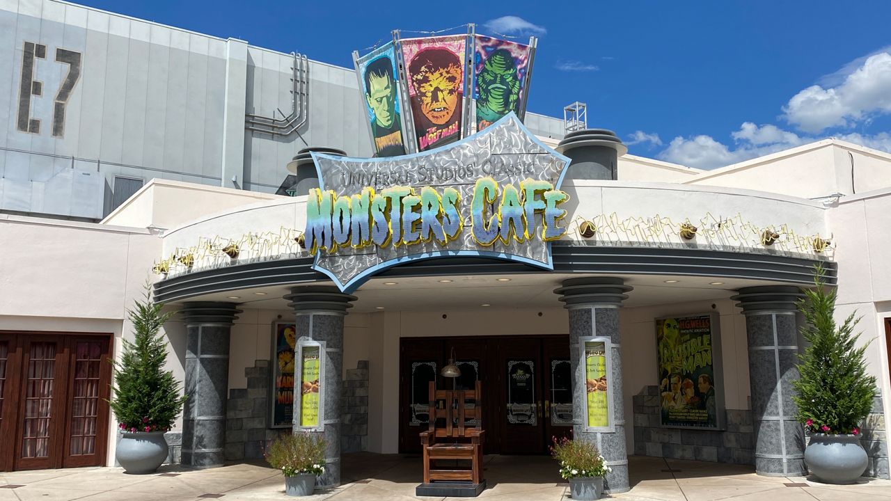 Universal Studios' Classic Monsters Cafe has permanently closed, Universal Orlando confirmed. (Spectrum News/Ashley Carter)