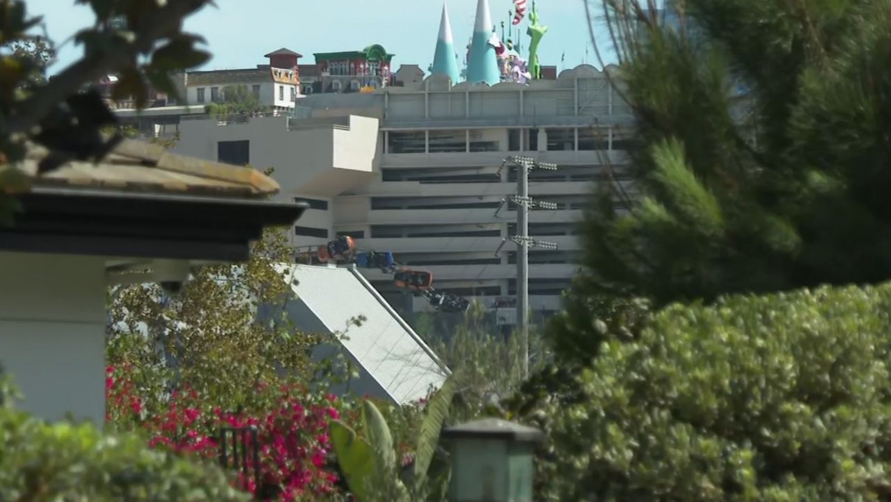 New Universal Studios roller coaster sends thrills and noise into nearby neighborhood