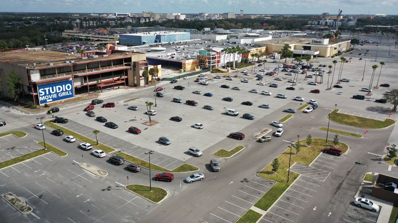 University mall vaccine site