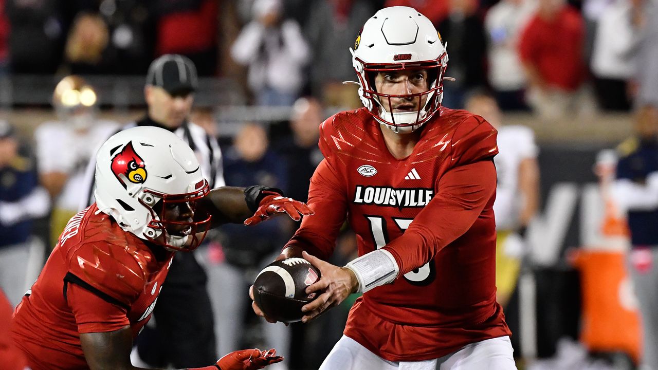 Women's louisville football outlet jersey