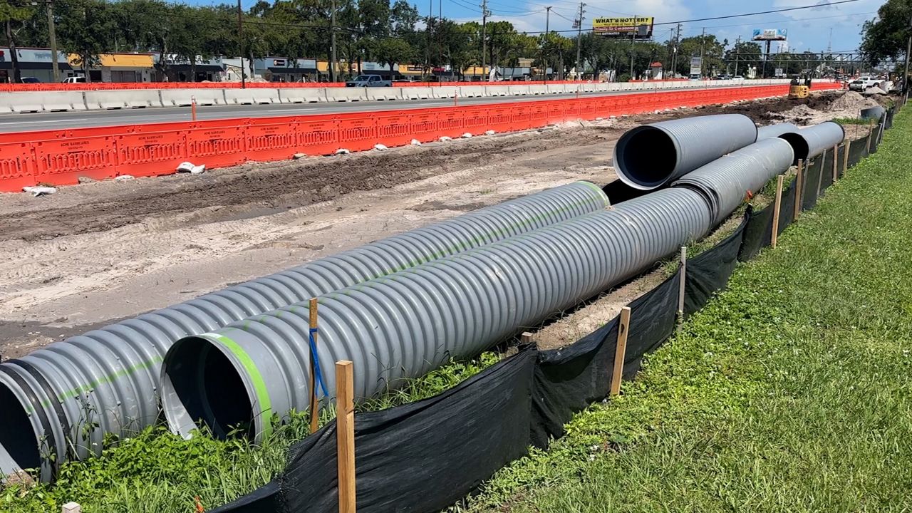 Businesses and drivers navigate through US 19 construction