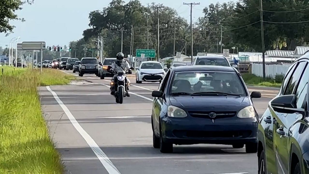 traffic on US 301 