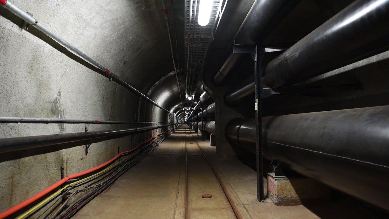 The interior of the Red Hill fuel storage facility. (Courtesy U.S. Navy)