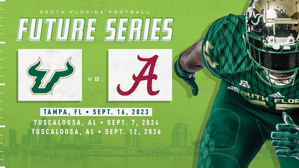 Usf 2023 Calendar Usf Football Adds Three-Game Series Against Alabama