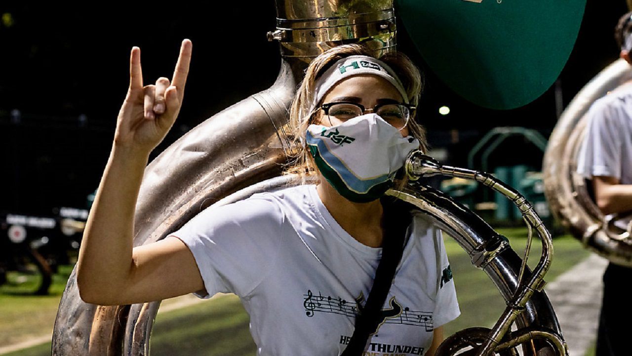 USF's HOT Band's Tubas, More Like a Hot Mess