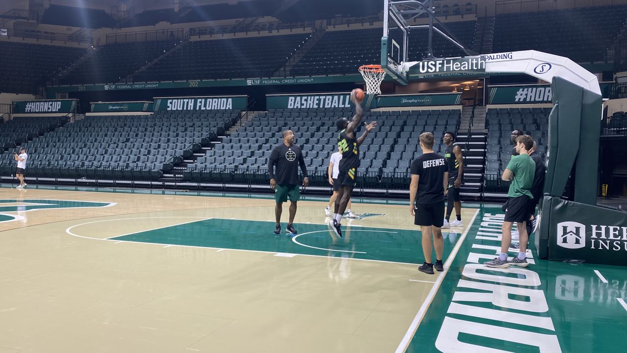 USF basketball working hard to prepare for season