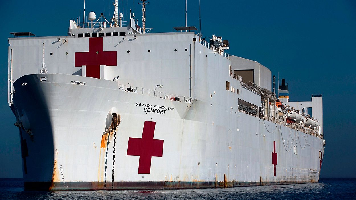 USNS Comfort to Reach New York City on Monday, Trump Says