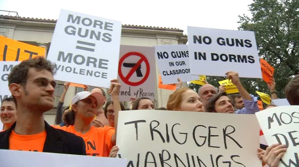 Anti-Gun Rally Fights Campus Carry Law