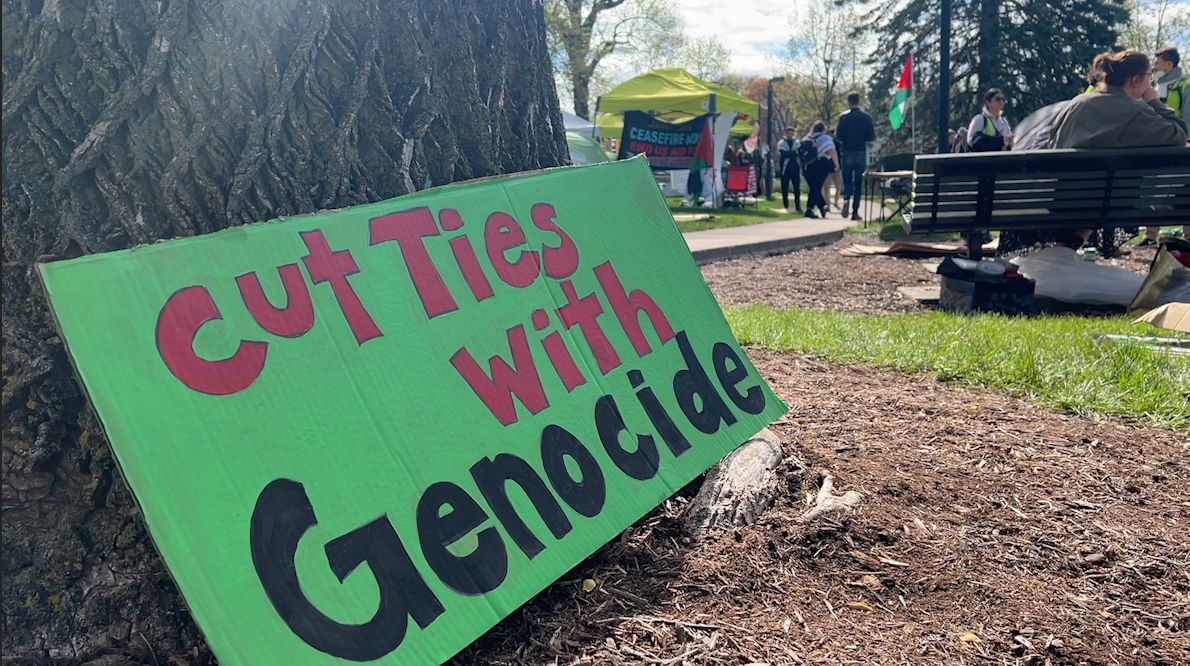 Protestors on UWM's campus continue to camp out