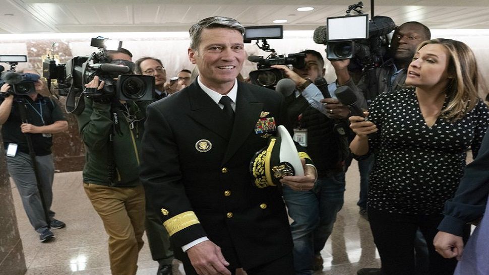White House doctor Ronny Jackson is withdrawing from consideration as Veterans Affairs secretary. (AP Photo)