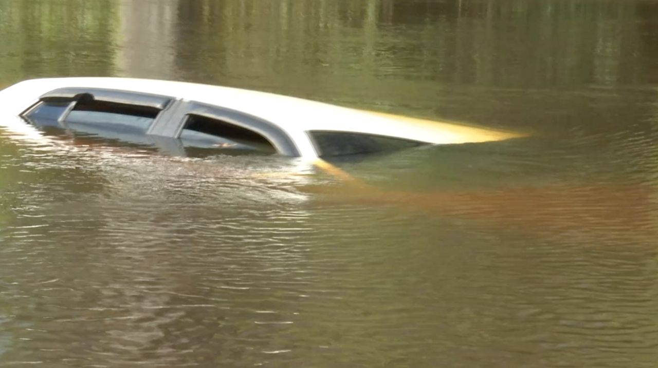 Vanceboro Neighborhood Submerged in Water After Hurricane Matthew