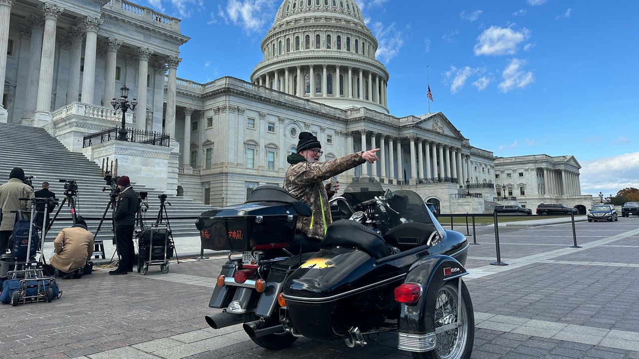 ‘Mission complete’: Wisconsin Congressman rides Harley nearly 1,000 miles to D.C. to vote to reopen government