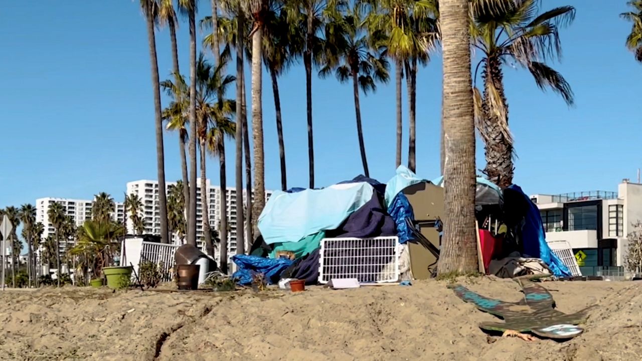 Tents are back at Venice Boardwalk