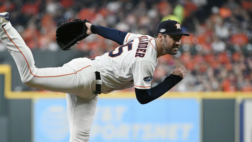 Astros celebrate 5-3 victory over rival Rangers