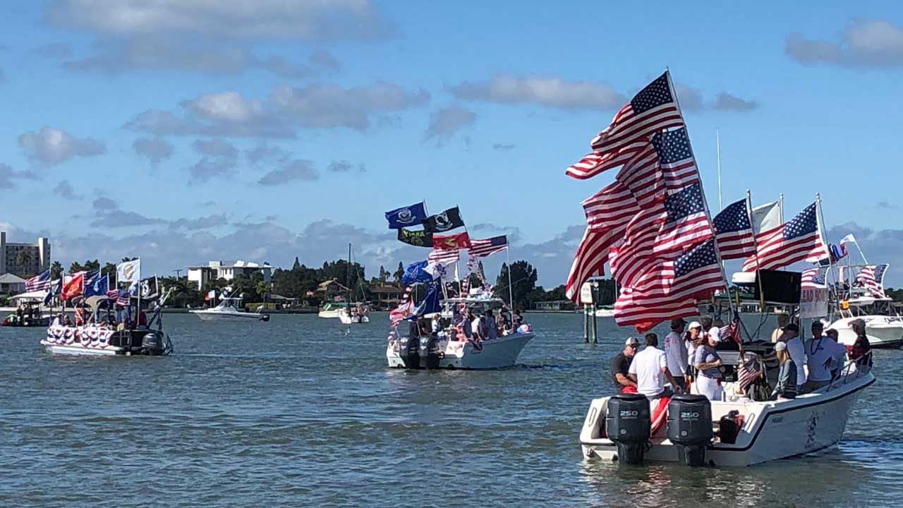 Madeira Beach Holds Veterans Day Boat Parade