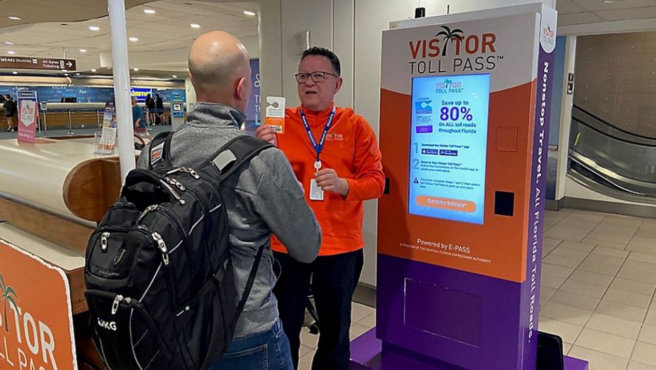 Toll pass allows visitors to avoid rental car fees