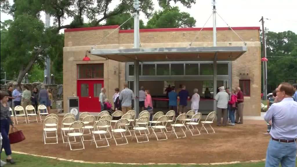 Sparky Park: Historic Austin Building Turned Pocket Park Opens