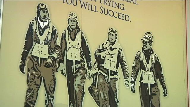 Students Learn About Tuskegee Airmen Through Traveling Exhibit